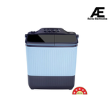 Lloyd GLWS125EPHIB Elante Pluss 12 Kg 5 Star Semi-Automatic Top Load Washing Machine Indigo Blue