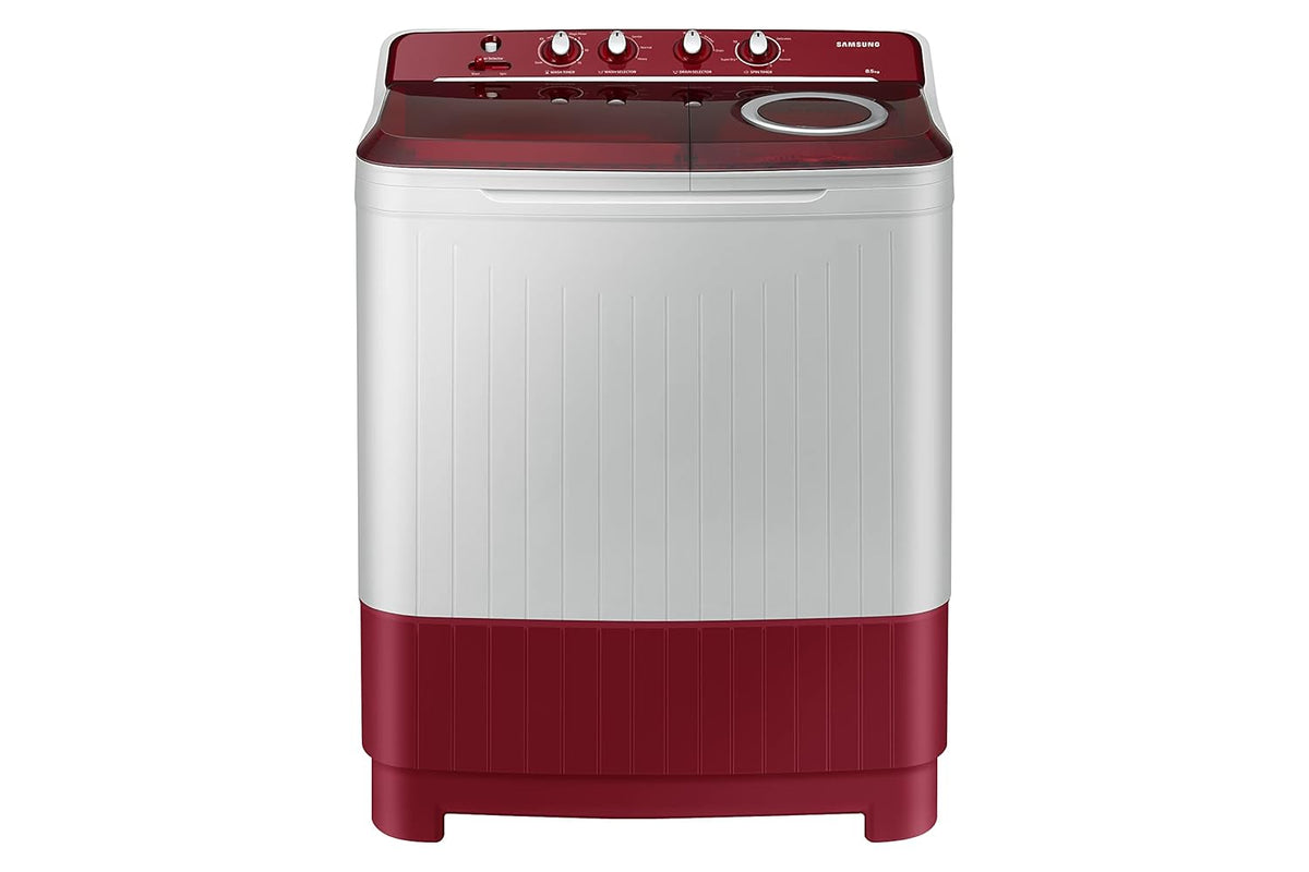 Samsung 8.5 KG 5 Star Semi-Automatic Top Load Washing Machine Appliance (WT85B4200RR)