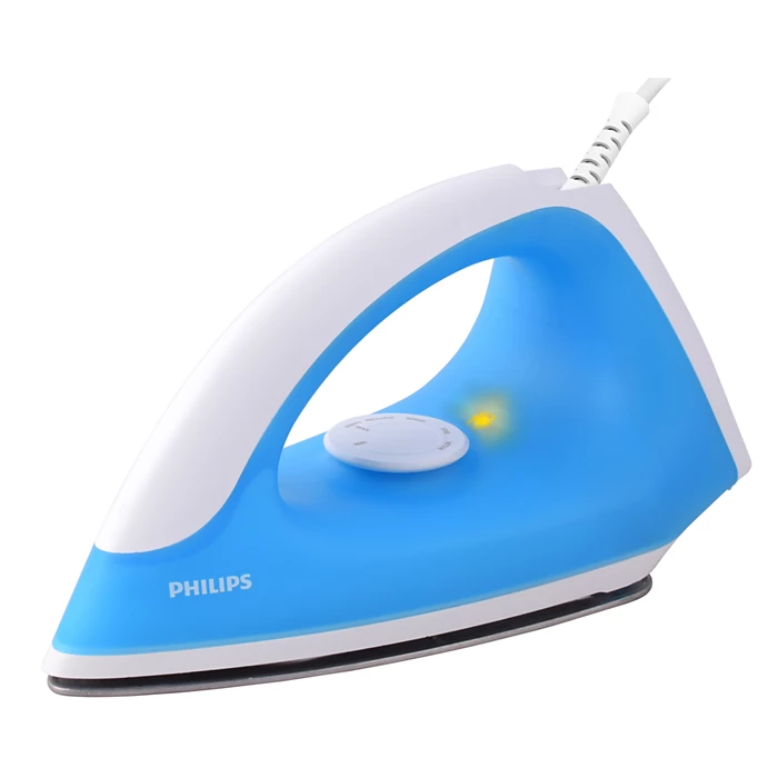 Philips GC090/20 750W Dry Iron with Linished Soleplate & 180° Swivel Cord