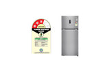 LG 398L Double Door Refrigerator, Convertible, Wi-Fi, Door Cooling™, Shiny Steel Finish, 3 Star GL-T422VPZX