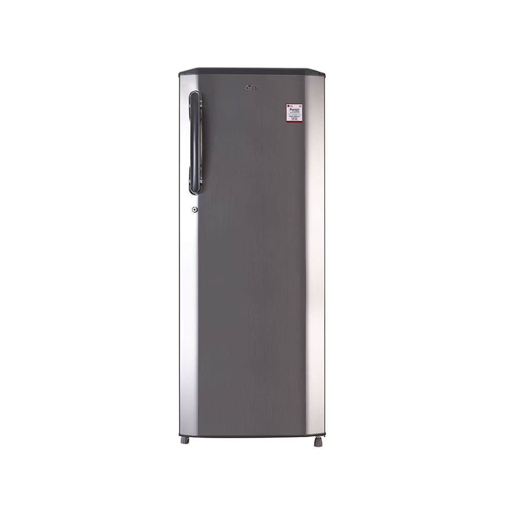 LG 261L Single Door Refrigerator, Smart Connect™, Solar Smart*, Shiny Steel Finish, 3 Star GL-B281BPZX
