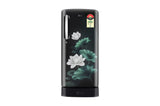 LG 185 L Single Door Refrigerator with Base Stand Drawer, Smart Inverter Compressor, Direct Cool, Emerald Lotus, 5 Star,(GLD1956ZAEL)