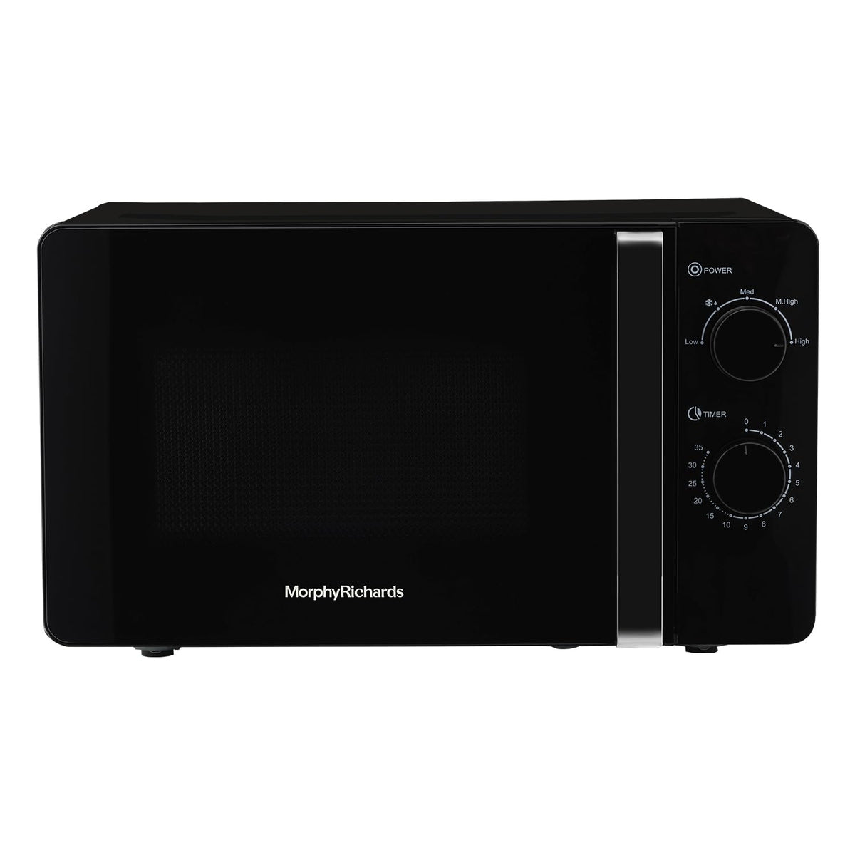 Morphy Richards 20 Litres Solo Microwave Oven| 6 Power Levels| Timer Function|Defrost| Overheat Protection with Auto Shut Off| 2 Year Product Warranty | Black