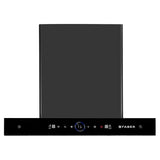 Faber 60 cm 1500 m³/hr Autoclean Kitchen Chimney (HOOD DAZZLE BLDC FL HC BK 60, Filterless technology, Touch & Gesture with Remote control, Black)