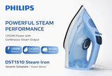 PHILIPS DST1510/20 1350 W Steam Iron (Blue)