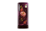 LG 185 L Single Door Refrigerator with Base Stand Drawer, Smart Inverter Compressor, Direct Cool, Red Water Lily, 3 Star,(GLD1936ZARW)