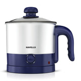 Havells Steamor 600W Multi-Cook Kettle 1.2L (GHBKTBJB060) – Blue
