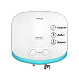 Havells Bianca+ 25L 5 Star Water Heater (White Blue) | Fast Heating | Dual Element