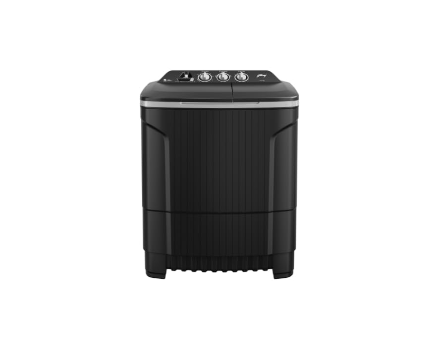 Godrej 8 Kg 5 Star Tri-Roto Scrub Pulsator Semi-Automatic Top Load Washing Machine (WSEDGE CLS 80 5.0 PRA SLGR, Slate Grey)