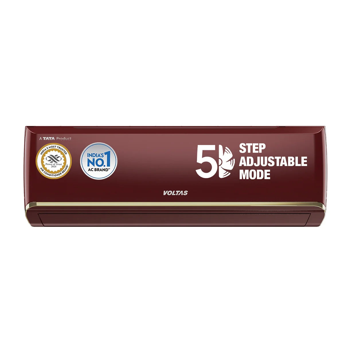 Voltas 1.5 Ton 3 Star Split Inverter AC - Red, Gold  (183V VERTIS COLOR DW ZEN, Copper Condenser)(183 V VERTIS COLOR DW ZEN(S)