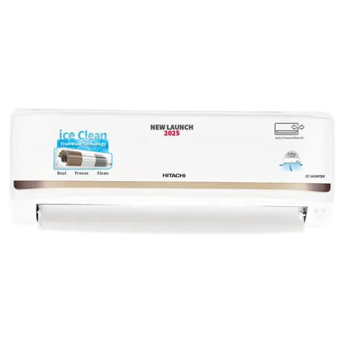 Hitachi 2 Ton 3 Star Inverter Split AC | 100% Copper | ice Clean Technology | 4 Way Swing | Xpandable+ RAS.G324PCCISS
