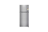 LG 380L Double Door Refrigerator, Convertible, Smart Diagnosis™, Shiny Steel Finish, 2-Star(GL-S412SPZY)