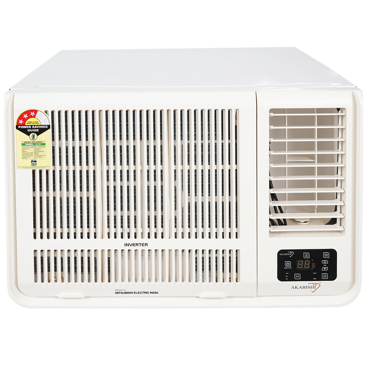 Mitsubishi Electric 1.5 Ton 3 Star Inverter Window AC (Copper Condenser, R32, EWY-AS18SG-AA1)