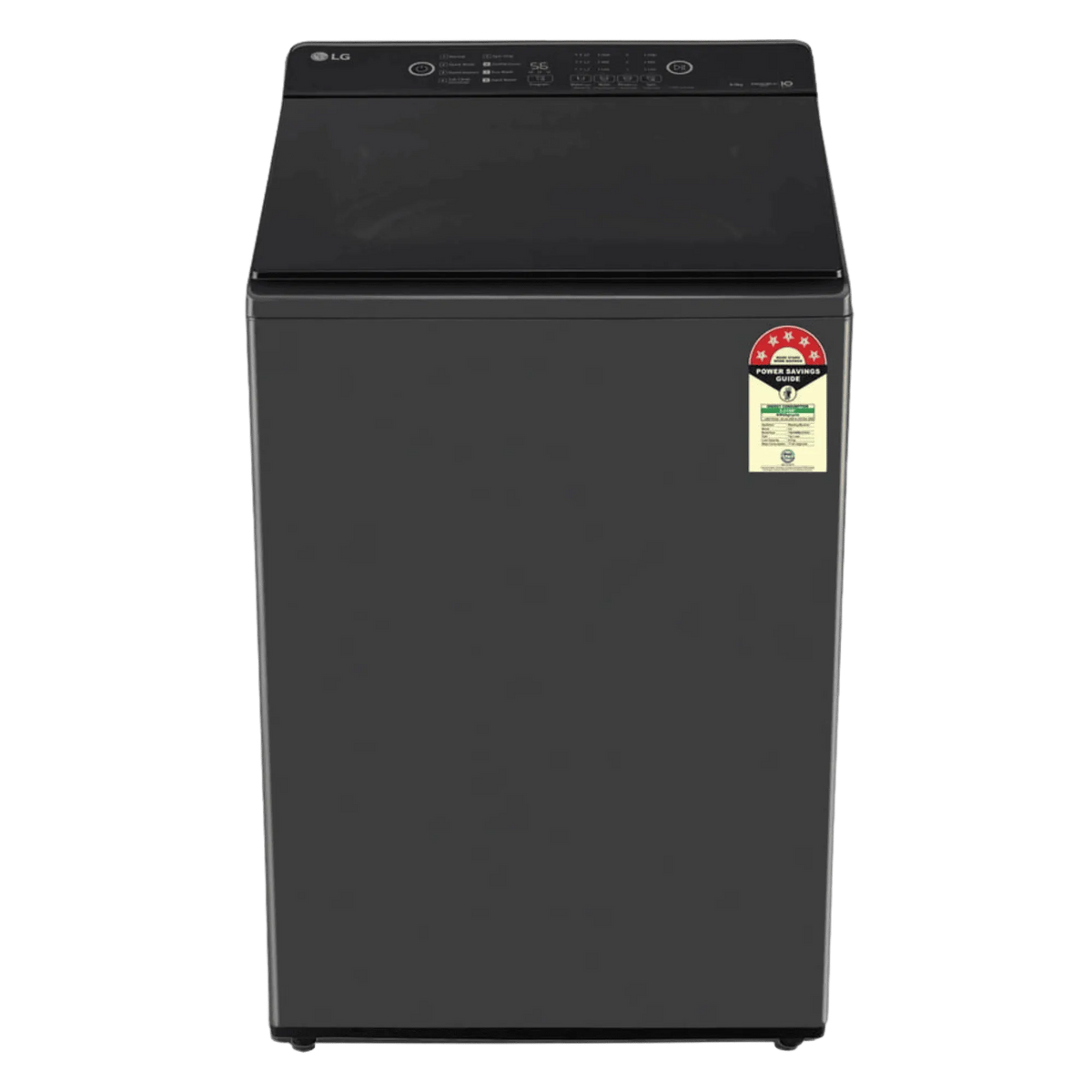 LG 8Kg Top Load Washing Machine, Hard Water Wash, Middle Black, 5 Star(T80KMMB3Z)