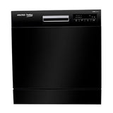 Voltas beko 8 Place Settings Table Top Dishwasher (DT8B, Black, Inbuilt Heater)