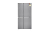 LG 650L Side-by-Side Refrigerator, Convertible, Door Cooling+™, Shiny Steel Finish, 3 Star GL-B257HPZ3