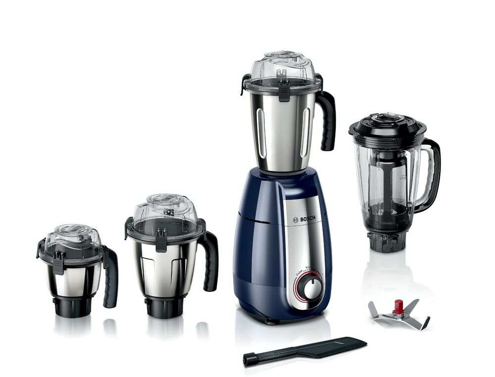 Bosch MGM6642DIN TrueMixx Style 750W Mixer Grinder (Blue)
