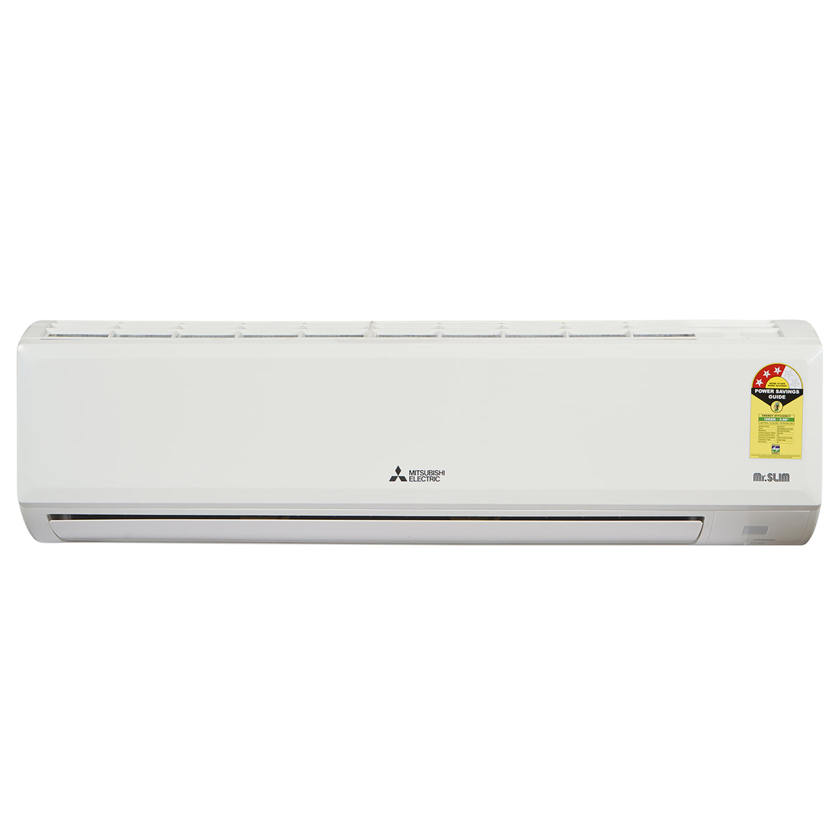 Mitsubishi 1.5 Ton 3 Star Fixed Speed Split AC with 4 Way Swing | Wide &amp; Long Airflow (AGZ18VF,White)