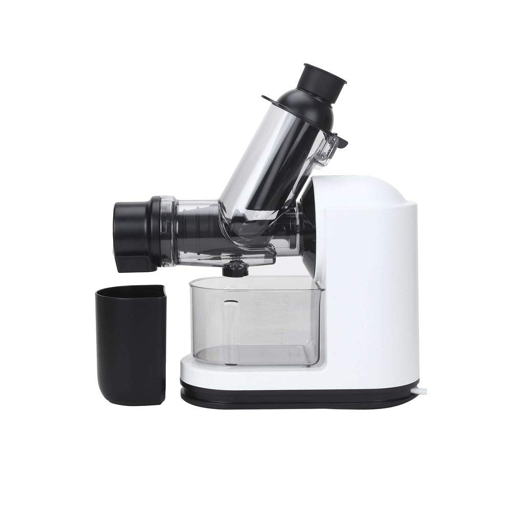 Philips Viva Collection Masticating Juicer Hr1887/81 XL Tube, 70 Mm Quick Clean, White, White/Black