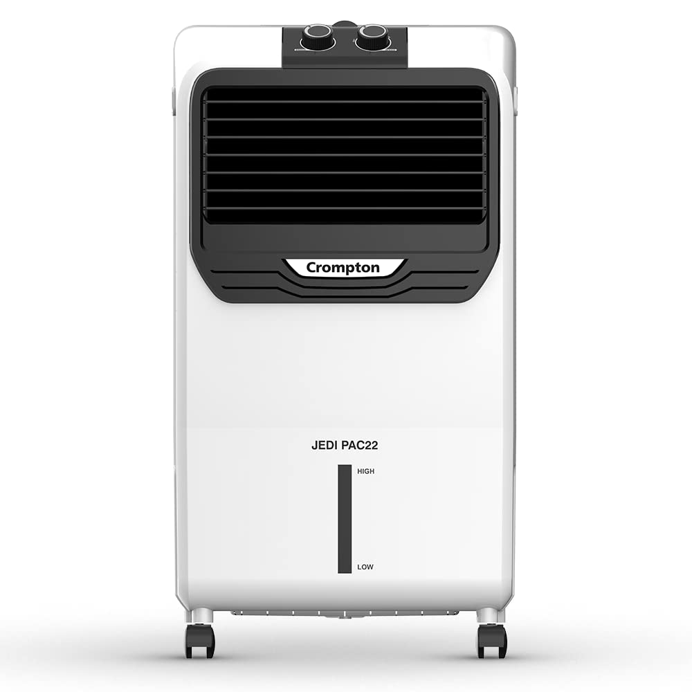 Crompton Jedi PAC 22L Personal Air Cooler for Home | Honeycomb Cooling Pads