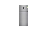 LG 466L 2-Star Double Door Refrigerator with Smart Inverter Compressor, Door Cooling™ in Shiny Steel Finish GL-T492MPZY