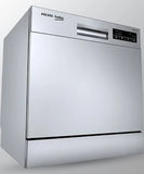 Voltas beko 8 Place Settings Table Top Dishwasher (2020/2021, DT8S, Silver, Inbuilt Heater)