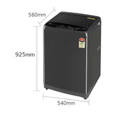 LG 8 Kg Top Load Washing Machine, Smart Inverter Motor, Middle Black, T80SPMB1Z (2025 Model)