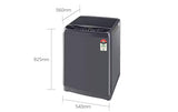 LG 8 Kg 5 Star Inverter TurboDrum Fully Automatic Top Loading Washing Machine (T80SNMB1Z, Smart Closing Door, Middle Black)