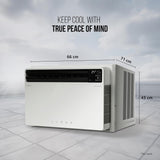 Lloyd 1.5 Ton 5 Star Inverter Window AC (Copper, Convertible 6-in-1 cooling, 4 Way Air Swing, Clean Air Filter,GLW18V5FWTBR, White)