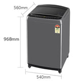 LG 12Kg Top Load Washing Machine, AI Direct Drive™, Middle Black THD12SWM