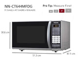 Panasonic 27L Convection Microwave Oven(NN-CT644MFDG,Black, Vapour Clean) with Starter Kit