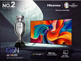 Hisense 139.7 cm (55 inch) Ultra HD (4K) Smart QLED TV, 55Q6N, Grey