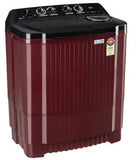 LG 8.5KG Semi Automatic Top Load Washing Machine, Roller Jet Pulsator + Soak, Burgundy,5 Star