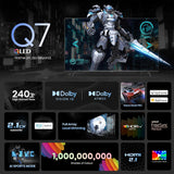 Hisense 254 cm (100 inches) Q7N Series 4K Ultra HD Smart QLED TV 100Q7N (Dark Grey)