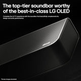 LG S90TY - Smart Sound Bar, 570W, 5.1.3 Channels, Dolby Atmos and DTS Surround Soundbar, Wide Connectivity, Bluetooth, USB, Optical Input, Black