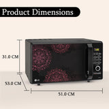 LG 28 L Charcoal Convection Healthy Microwave Oven (MJ2887BIUM, Black, Healthy Heart Recipes, Diet Fry, Pasteurized Milk, 360° Motorised Rotisserie &amp; 10 Years of warranty on Charcoal Heater)