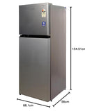 Lloyd 240 L Frost Free Refrigerator for Smart Cooling(GLFF272AMST1GC)