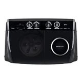 LG 8.5 Kg 5 Star Semi Automatic Top Load Washing Machine with Roller Jet Pulsator | Soak | Wind Jet Dry | 4 Wash Programs (P8535SLMZ, Full Black)