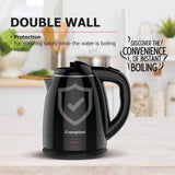 Crompton Activ Hot 1.5 Litres Cool Touch Electric Kettle (Black)