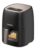 Crompton Ameo DLX 4.2L Digital Air Fryer with Live Cooking Window | 1450W Super Helix Heating | 7-in-1 Functions | Quick Fry Technology | Low Noise | Oil-Free Healthy Cooking | 2 Year Warranty