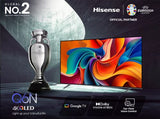 Hisense 165.1 cm (65 inch) Ultra HD (4K) Smart QLED TV, 65Q6N, Grey
