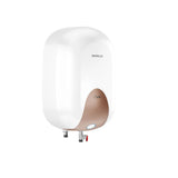 Havells Carlo 15L Premium Geyser | Feroglas Inner Tank, Smart LED Indicator, Dual Safety System | For High-Rise Buildings 7-Year Tank Warranty (White Champagne Gold, 15 Liter)