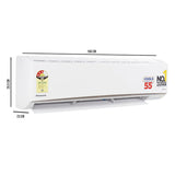 Panasonic CS/CU-RU18BKY 1.5 Ton 3-Star Split Air Conditioner - Efficient Cooling for Your Home