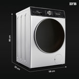 IFB 10 Kg/7 Kg/3 Kg 3-in-1, AI Powered, Fully Automatic Washer Dryer Refresher (IFB Laundrimagic®, EXECUTIVE PLUS ZXS 10/7/3, 9 Swirl Wash, Eco Inverter Technology, Rich Silver)