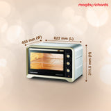 Morphy Richards 60RCSS Luxe Chef OTG | Convection and Rotisserie Function | Large Capacity 60L | Gold | 2 Year Product Warranty