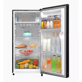Haier 185L 1 Star Direct Cool Single Door Refrigerator | Coral Charm Glass Finish | Diamond Edge Freezing Technology | Toughened Glass Shelves | Stabilizer Free Operation | HRD-2061SCGA-N