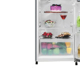 Haier 185L 1 Star Direct Cool Single Door Refrigerator | Toughened Glass Shelves | Large Veg Box | Fast Ice Making | Longer Cooling Retention | Easy Clean Back (HRD-2061SMA-N, Moon Silver)