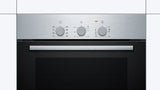 Bosch Series 2 60cm Built-In Oven | 66L Capacity | 3D Hotair | 5 Heating Functions | EcoClean Direct | Rapid Heating - HBF031BR0I