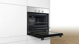 Bosch Series 2 60cm Built-In Oven | 66L Capacity | 3D Hotair | 5 Heating Functions | EcoClean Direct | Rapid Heating - HBF031BR0I