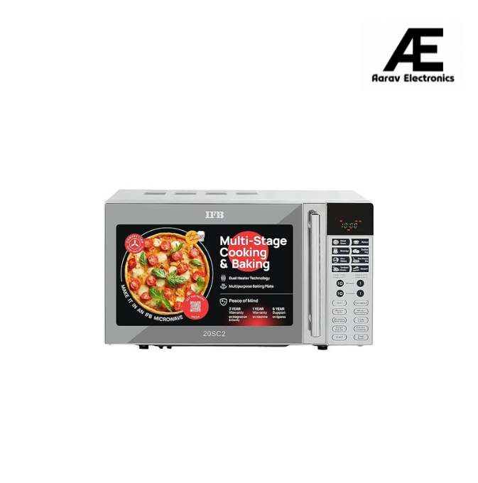 IFB 20 L Convection Microwave Oven (20SC2, Metallic Silver, With Starter Kit)